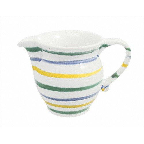 Gmundner Keramik Buntgeflammt Milchgießer glatt 0,3 l - Höhe ca. 9,5 cm