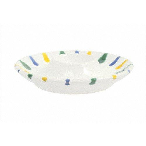 Gmundner Keramik Buntgeflammt Eierbecher glatt 12 cm