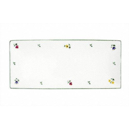 Gmundner Keramik Streublumen Platte rechteckig 30 x 15 cm
