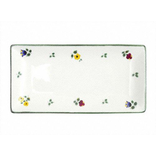 Gmundner Keramik Streublumen Snack Schale 22 x 11 cm