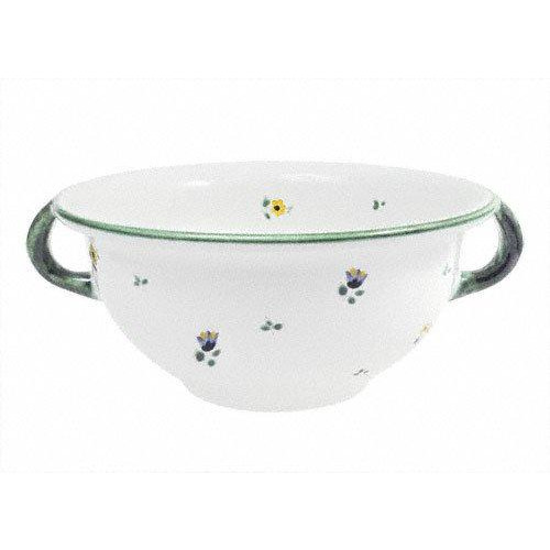 Gmundner Keramik Streublumen Schüssel mit Henkel 17 cm