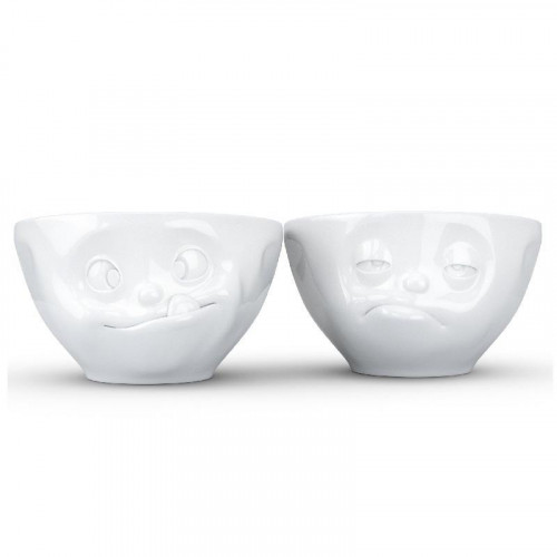 TV Tassen Schälchen Set 2-tlg. - lecker & verpennt 0,20 L