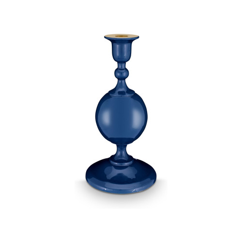 Pip Studio Dot Delight Kerzenständer Metall Kugel Marineblau 24 cm