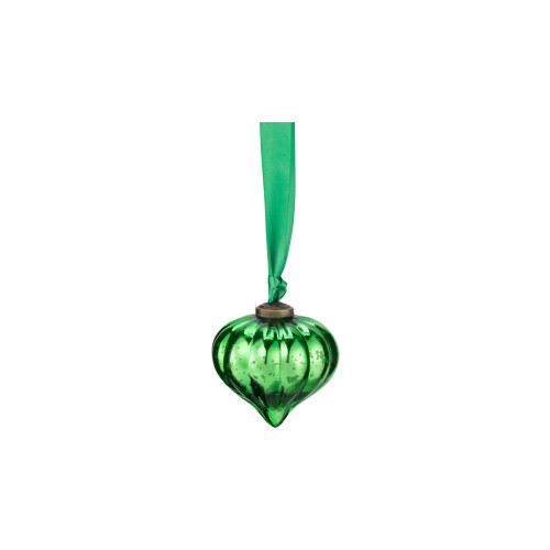 Pip Studio Love Birds Dark Green Ornament Glas Grün 10 cm