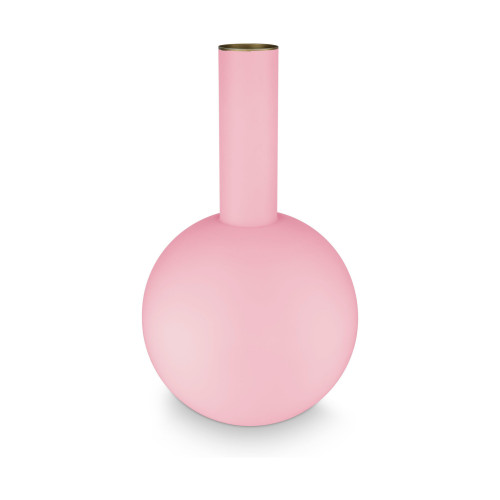 Pip Studio Home Accessories Vase Metall Large Matt Light Pink 42 cm