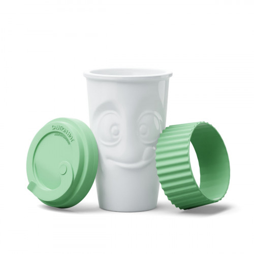 TV Tassen To Go Becher - Lecker Mint 0,40 L
