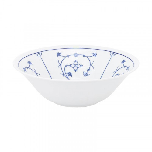 Kahla Blau Saks - Indisch Blau - Stohblumenmuster Schüssel d: 19 cm / h: 6,2 cm
