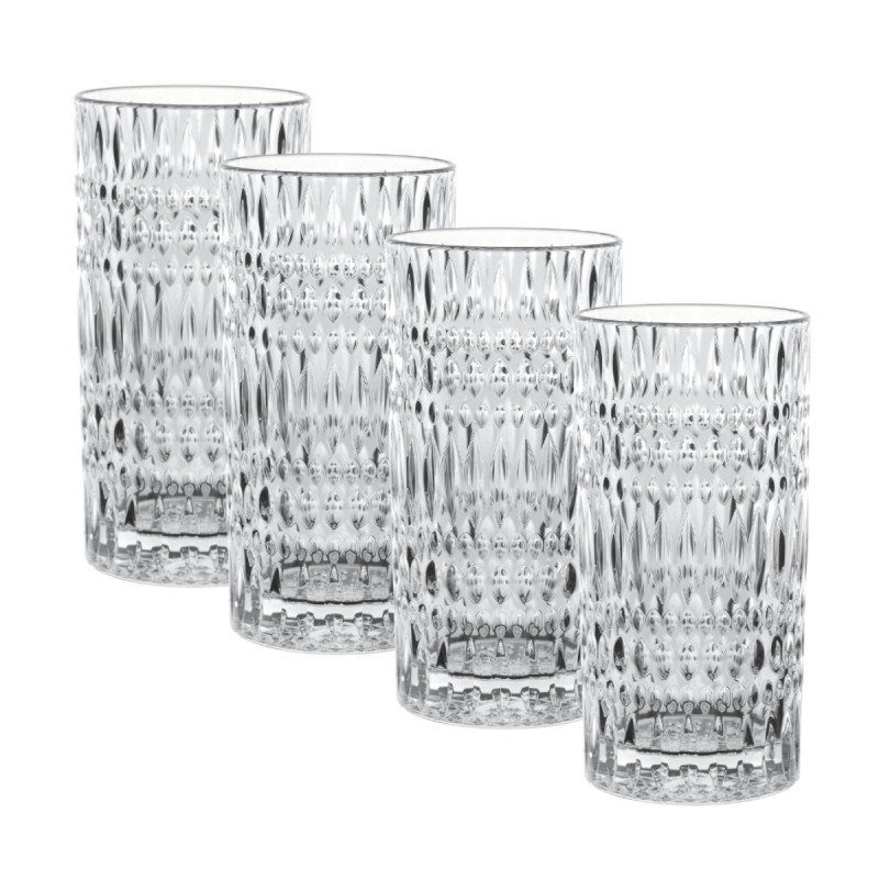 Bộ cốc dài Nachtmann Bossa Nova 92075 Longdrink set 4 ly pha lê – TIẾN