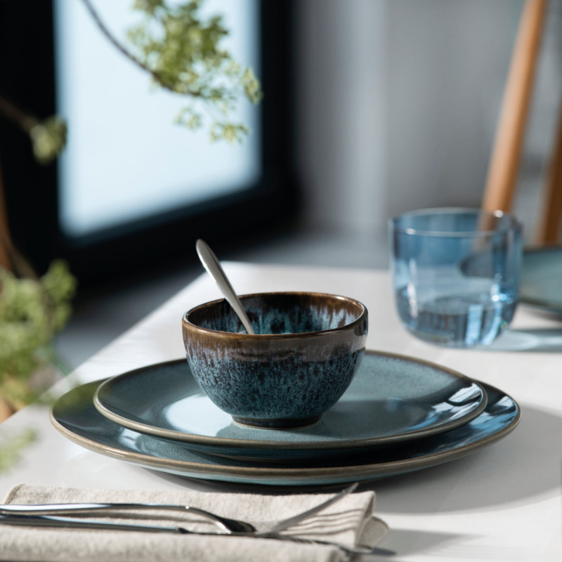 Like. By Villeroy & Boch Lave Gris Beurrier 15x12x6,5cm - Beurrier Faïence Scandinave