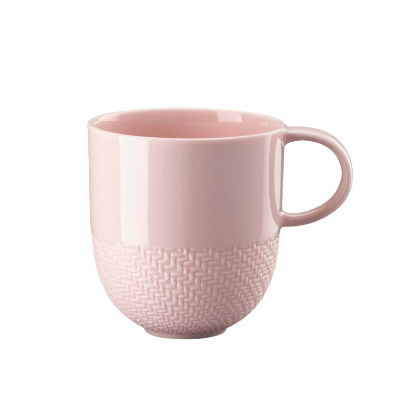 Rosenthal Kumi Rose Suppenteller 21cm - Porzellan Teller In Zartem Rosé Ton