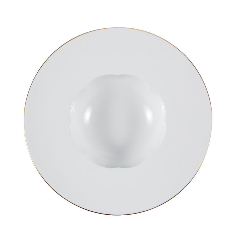 Rosenthal Sonetto Oro Gourmetteller tief weiß 28cm