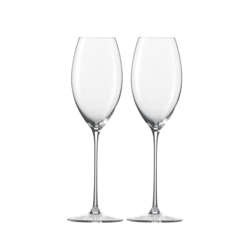 Zwiesel Glas Enoteca Champagnerglas mit Moussierpunkt Set 2-tlg. 0,30 L
