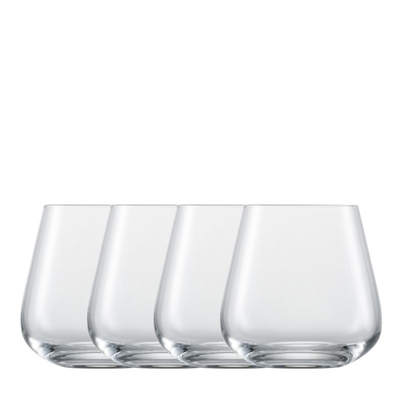 Zwiesel Glas Vervino Wasserglas mit Moussierpunkt Set 4-tlg. 0,39 L