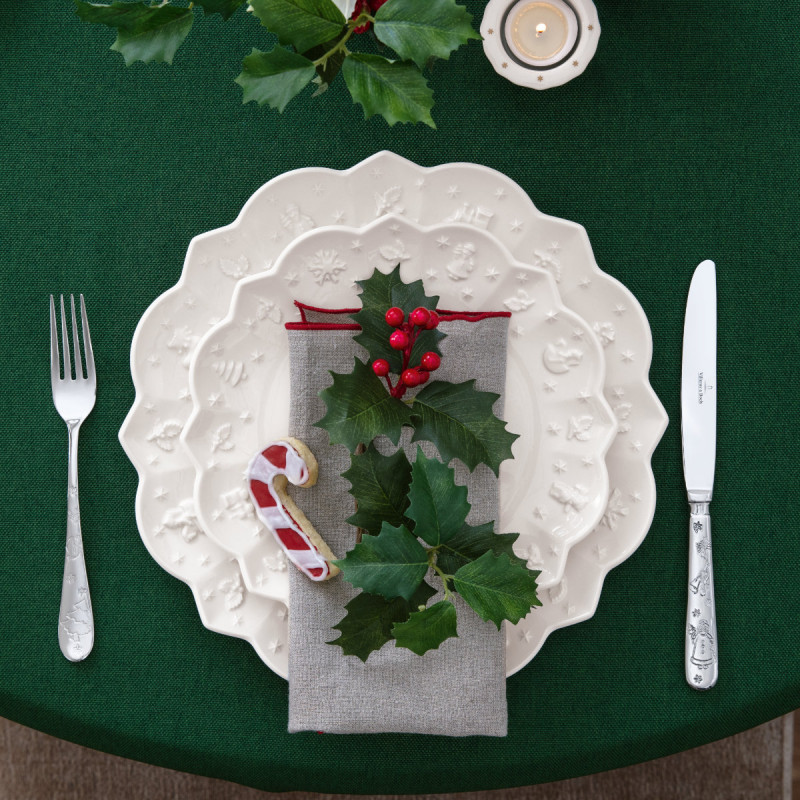 Villeroy & Boch Toy's Delight Royal Classic Geschirr-Set – 12-teilig, Weiß, Spülmaschinenfest, Weihnachtsmotiv