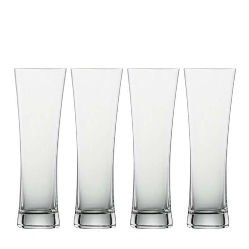 Schott Zwiesel Beer Basic Weizenbierglas klein mit Moussierpunkt Set 4-tlg. 0,45 L