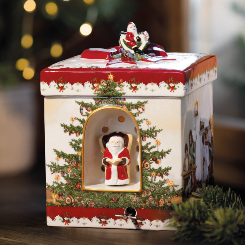 クリスマス Villeroy＆Boch サンタさんと子供達 箱付 Villeroy & Boch Christmas Toys Geschenkpaket eckig Kinder - mit