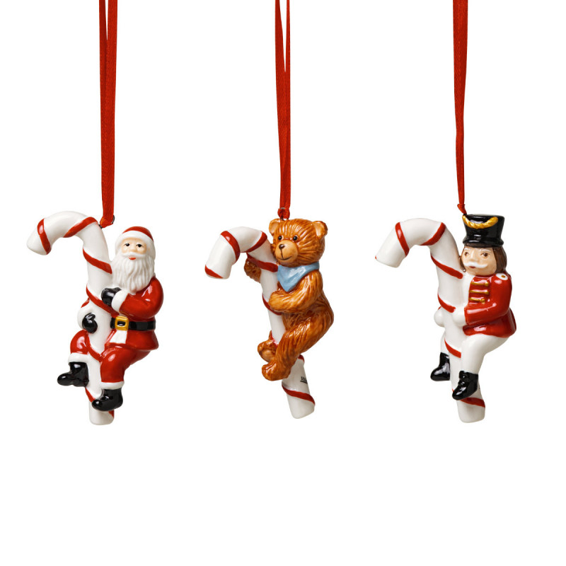 Villeroy & Boch Nostalgic Ornaments - Zuckerstange Ornamente Set 3-tlg.
