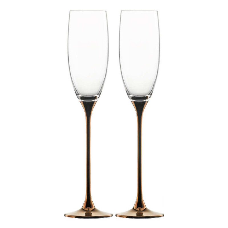 ml kupfer - im 180 Geschenkkarton Geschenkset Sektgläser Champagner-Exklusiv Eisch / 2-tlg.