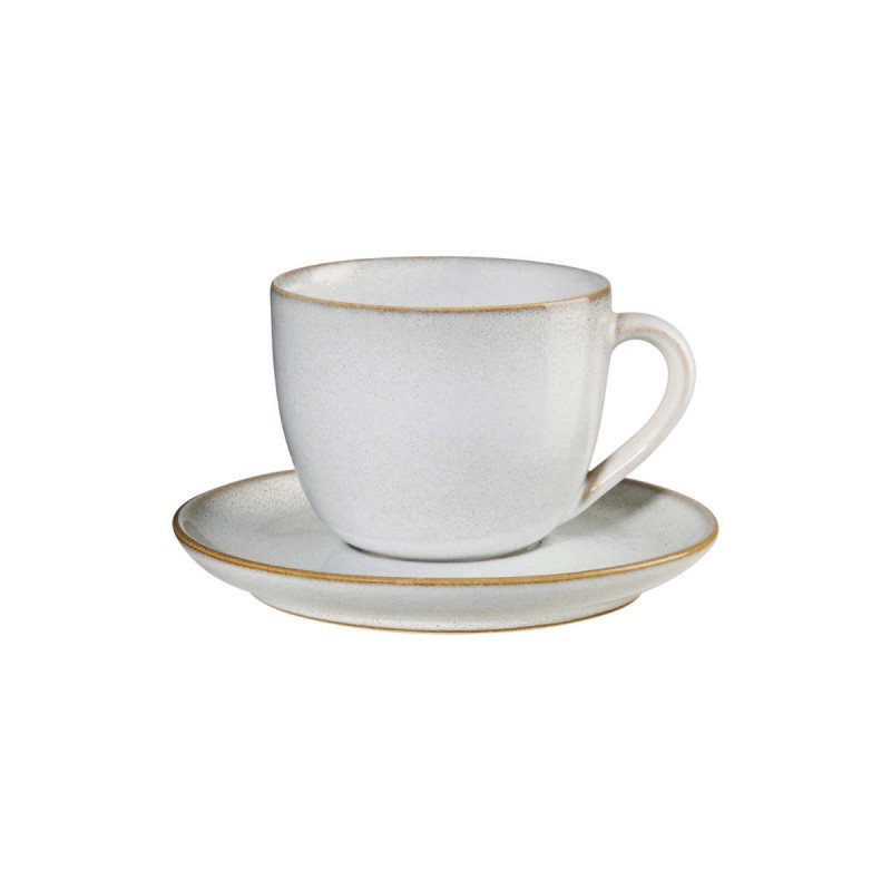ASA Saisons Sand Cappuccinotasse mit Untertasse 0,23 L