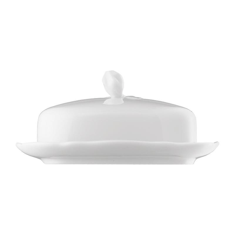 Hutschenreuther Maria Theresia Weiß Butterdose 250 g