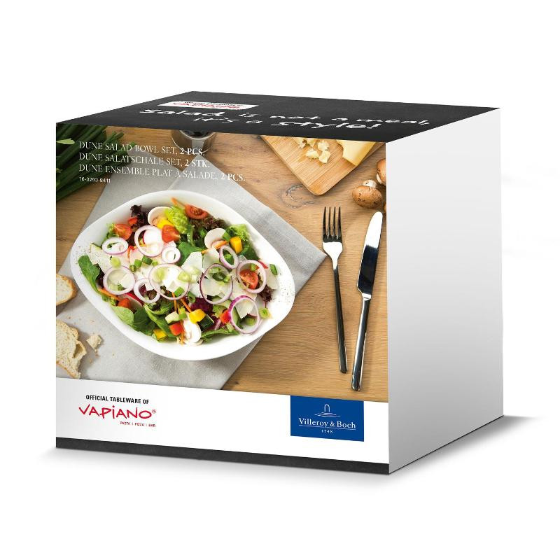 Villeroy & Boch Vapiano Salatschale Set 2-tlg. 21x17 cm