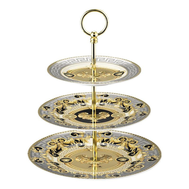 Rosenthal Versace Prestige Gala Etagere 3 tlg. 18 22 27 cm