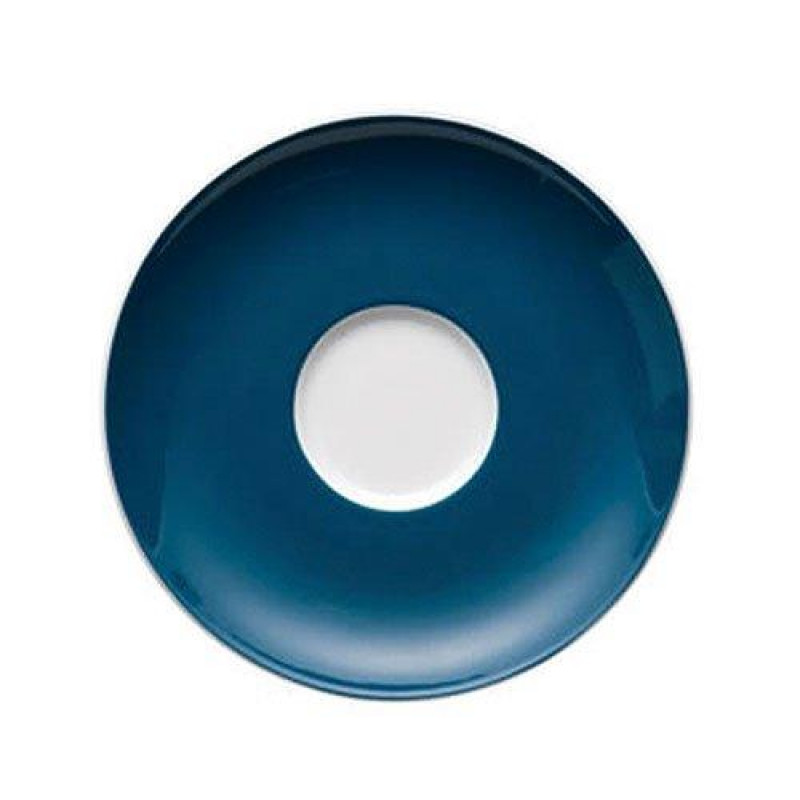 Thomas Sunny Day Untertasse Petrol - 16,5cm, Porzellan, Spülmaschinenfest