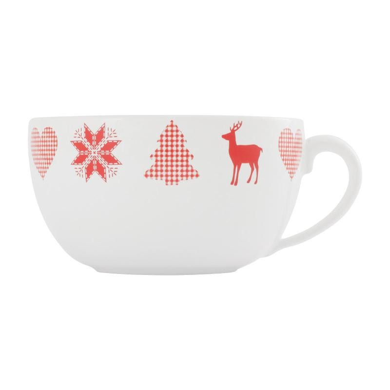 Friesland Happymix Weihnachten Weiß JumboObertasse 0,56 L