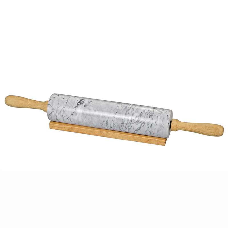 Küchenprofi Teigrolle Bake Marmor / Buchenholz 47 cm