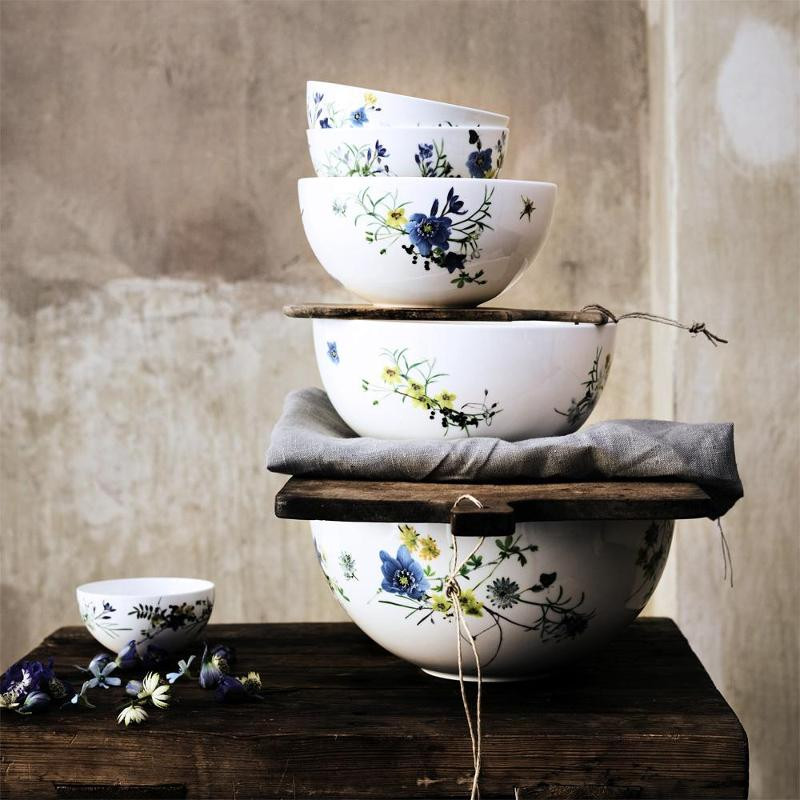 Schotel Rosenthal Brillance Cappuccino Fleurs Sauvages 16 cm Schotel Rosenthal Brillance Cappuccino Fleurs Sauvages 16 cm