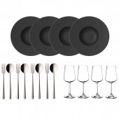 Villeroy & Boch Manufacture Rock Pasta Set 12-tlg.