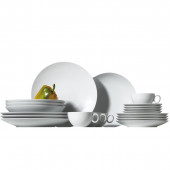 Thomas Loft Weiß Kombi-Set 4 Personen mit Teetasse / Cappuccinotasse 20-tlg.