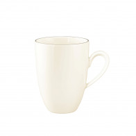 Seltmann Weiden Savona Grey Line Becher mit Henkel 0,35 L
