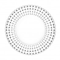 Nachtmann Bossa Nova Platzteller / Teller groß Glas Set 2-tlg. 32 cm