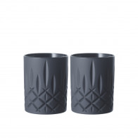 Nachtmann Noblesse Whiskytumbler Schwarz Set 2-tlg. 0,29 L