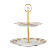 Swarovski x Rosenthal IDYLLIA Marshmallow Etagere 2-tlg.