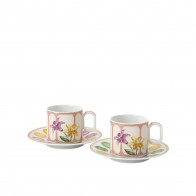 Swarovski x Rosenthal IDYLLIA Marshmallow Espresso-Set 4-tlg.