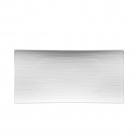 Rosenthal Mesh Weiß Platte flach 26x13 cm