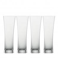 Schott Zwiesel Beer Basic Weizenbierglas klein mit Moussierpunkt Set 4-tlg. 0,45 L