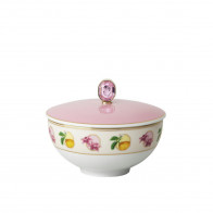 Swarovski x Rosenthal IDYLLIA Marshmallow Reisschale mit Deckel 12 cm