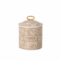 Rosenthal Versace Barocco Beige Duftkerze mittel mit Deckel 12 cm
