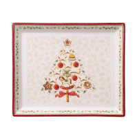 Villeroy & Boch Winter Bakery Delight Gebäckplatte rechteckig klein - Baum 27x22,5 cm