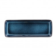 Bitz Gastro black / dark blue Servierplatte rechteckig 38x14 cm