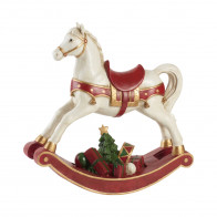 Villeroy & Boch Winter Collage Accessoires Schaukelpferd XL 32,8x10,8x32,5 cm