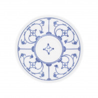 Kahla Blau Saks - Indisch Blau - Stohblumenmuster Kaffeeuntertasse 14 cm