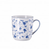 Rosenthal Form 1382 Blaublüten Becher mit Henkel 0,28 L