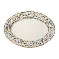 Gien Toscana Platte oval 34,5 x 25,3 cm
