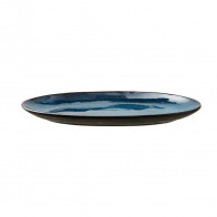 Bitz Gastro black / dark blue Platte oval 36x25 cm