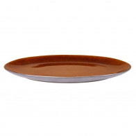 Bitz Gastro black / amber Platte oval 45x34 cm