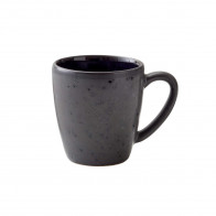 Bitz Gastro black / dark blue Becher mit Henkel klein 0,19 L / h: 8 cm